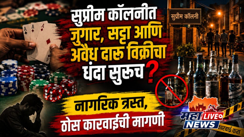 रामेश्वर कॉलनीत जुगार, सट्टा आणि अवैध दारू विक्रीचा धंदा सुरूच?; नागरिक त्रस्त, ठोस कारवाईची मागणी