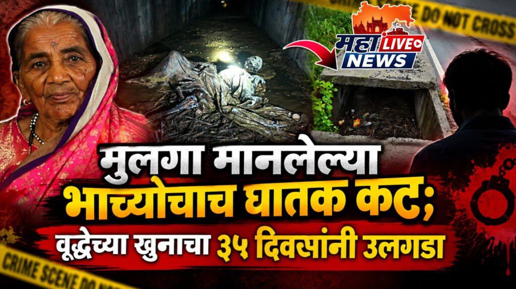 मुलगा मानलेल्या भाच्याचाच घातक कट; वृद्धेच्या खुनाचा ३५ दिवसांनी उलगडा